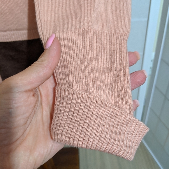 MERINO WOOL LONG CARDIGAN SWEATER Italian S - Picture 4 of 8